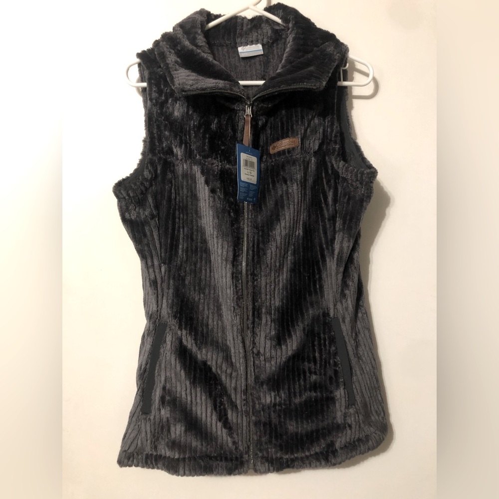 NWT Dark Charcoal Womens Columbia Vest
